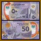 Mauritania 50 100 200 500 1000 Ouguiya  5 Pcs Set   2017 2018  P-new Polymer Unc