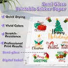 Lot Koala Semi-gloss Sticker Paper For Inkjet Laser Printer White Photo Sticker