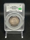 1893 Columbian Exposition Silver Half Dollar Ms64 Cac Witterbrick      Auto