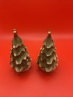 Vintage Lefton Christmas Tree Salt And Pepper Shakers 054n Made In Japan