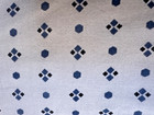 Medline Hospital Patient Gowns 3-pack White Blue Print Cotton Poly Unisex W ties