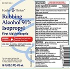 Rubbing Alcohol 91  Isopropyl First Aid Antiseptic Foster   Thrive16 Oz