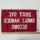 2007 Syc Single Handed Second Sailing Award Flag Saylorville Yacht Club Iowa