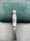 4 Silver Plated Spreader Knives By Godinger - Nutcracker Soldier Handles