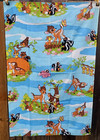 Two Handmade Disney s Bambi   Friend s Vintage Curtain Panels 32 x49  Each
