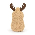 Amuseable Peanut Reindeer Soft Plush Toy Fun Christmas