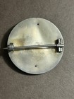 Vintage Antique Art Nouveau Victorian High Relief Lady Brooch Pin Sterling