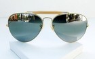Vintage B l Ray Ban Usa Aviator 62-14 Mirror Lenses 70s Gold Frame Sunglasses 