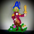     Vintage Captain Crook Mcdonalds Statue Sign Plaque