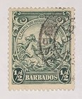 Travelstamps 1938-47 Barbados Stamps Scott  193 Seal Of The Colony Used Ng