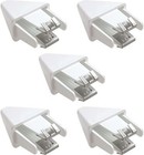 7 8  X 1 1 2  Self-locking Sharp White Vinyl Picket Caps  pack Of 5 