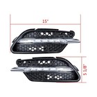 Led Drl Fog Lamp Left Right 6000k Xenon White For 2008-2011 W204 Amg Sport