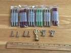 Vintage Sealing Wax Seal Stamps Letter    l         b    Wax Sticks Lot Fruit Turtle Mix
