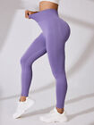 Womens Soft Stretch Cotton High Waisted Leggings Long Workout Yoga Pant Fitness
