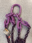 3 8  X 10  - Adjustable 4 Leg Chain Sling W  Sling Hooks - Grade 100