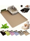 New 12-24  Double Layer Cat Litter Mat Trapping Honeycomb Kitty Litter Mat Soft