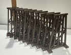 G Or O Scale 10 Pc  Elevated Trestle Set Of 10 Heavy Duty Resin