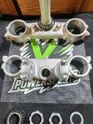 Kawasaki Kx125 Kx250 Triple Tree Clamp Set 44039-1195 1994-1997 Oem W  Bearings