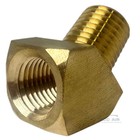 5 Pack 45 Degree 1 4  Npt Pipe Thread Brass Street Elbow Fitting 50130