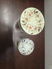 Daher Tin Containers Floral Design Made In England Vintage Excellent Condition