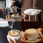 Milk Frothing Pitcher  12oz 20oz 32oz Espresso Steaming Pitchers Stainless St   
