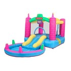 Water Slide Pool Inflatable Bounce House Kids Jumper Castle Blower Bag Full Set