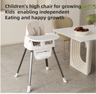 Sillas De Comer Para Bebes Silla Alta Portatil Plegable Ni  o Ni  a Mesa Comedor