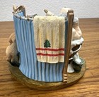 Vintage Christmas Around The World Time To Go Santa Incense Burner