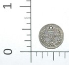 1838 British 2 Pence Coin Charm Pendant Sterling Silver 925  Genuine