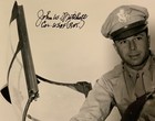Wwii Pilot Ace John Mitchell Operation Vengeance 412 Fighter Group Signed Photo
