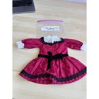 B1142 American Girl Doll Samantha Beforever Red Holiday Outfit Dress Lace