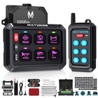 Wireless Rgb 6 Gang Switch Panel Remote Control 12v Led Relay System Car Marine