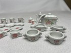 Vintage Lot-28 Piece Set Of Pretty Port Ltd Childs Porcelain Miniature Dish Set