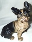 Antique Hubley Cast Iron French Bulldog Dog Art Statue Sculpture Home Doorstop