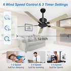 Ceiling Fan  Ceiling Fans With Remote Control 52    Ceiling Fans No Lights Modern