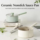 Ceramic Non-stick Pot  2 5 Quart Small Cooking Pot  Non-toxic For Kitchen Use 