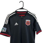 Adidas D c  United Soccer Men   s Jersey Size Small Black Mls Replica 