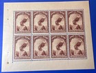 Belgian Congo 1931 1 25f  Chief Booklet Pane Mi-hb139 Red Brown Mnh Og  blbk