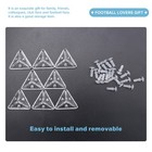 Football Display Case Acrylic Football Holder With Lid And Black Base Clear8228