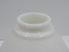 Vintage White Milk Glass Waffle Torchiere Lamp Light Shade 8  In Diameter