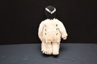 Antique Native American Sioux Indian Beaded Apple Head Leather Hide Doll 7  Tall