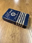 Vintage Silk Thread Box With 10 Wooden Spools   Boye Co  Wooden Needle Case