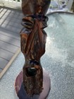 12    Hand Carved Wooden Tiki Statue