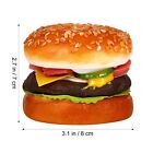 Artificial Hamburger Model Realistic Fake Food Prop For Home And Kitchen Decor