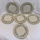 Set Of 6 Lenox Dimension Collection    holiday    Holly Berry 8    Salad Plates