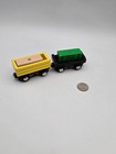 Wooden Train Cargo Car Lot X2 - Works W Thomas   Friends Railway  Brio