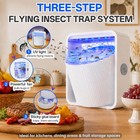 Fruit Fly Traps For Indoors  Gnat   Insect Catcher W uv Light   Fan Suction