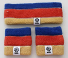 Nike Sport Headband   Wristbands Set Terry Men s Mantra Orange vivid Sulfur