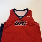 Game Worn Used Jersey Uic Flames Illinois Chicago Med Blank