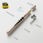 Pen Light With Pupil Gauge Led Penlight For Nurses Doctors  2 Pcs Reusable Medic